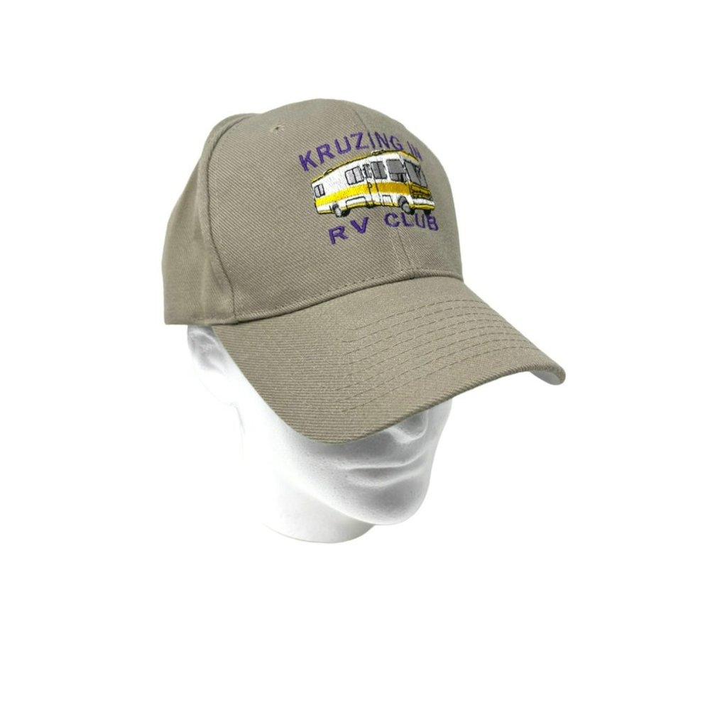 Kruzing in RV Club Sluggers Only Embroidered Tan Fits All Snapback Baseball Cap